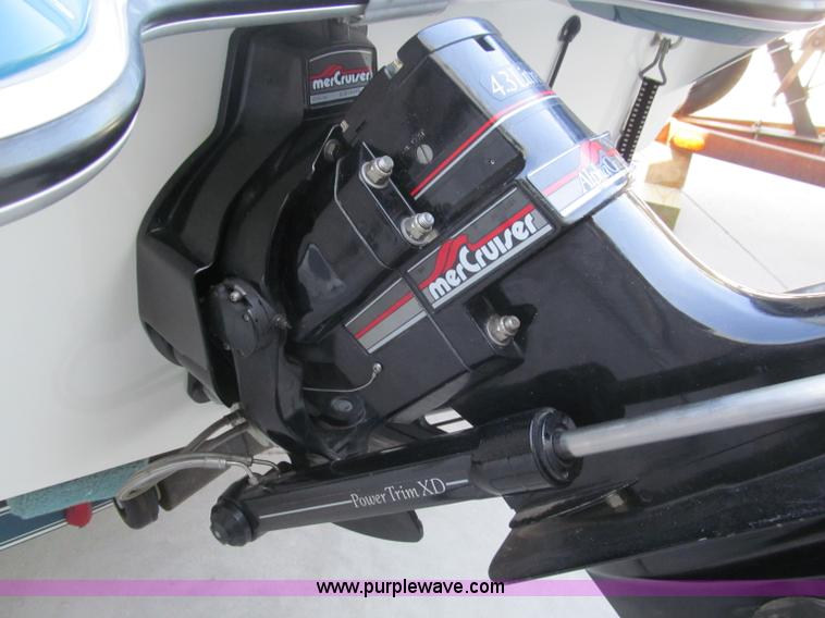 image for item B5130 1990 Larsen Lazer ST180 18' power boat with trailer