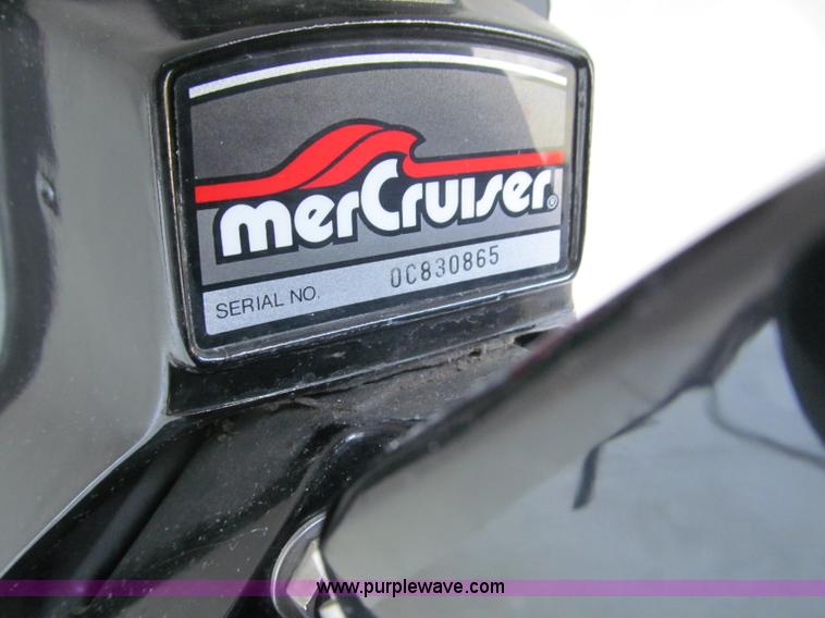 image for item B5130 1990 Larsen Lazer ST180 18' power boat with trailer