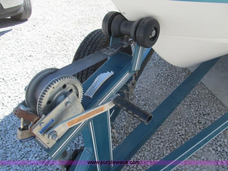 image for item B5130 1990 Larsen Lazer ST180 18' power boat with trailer