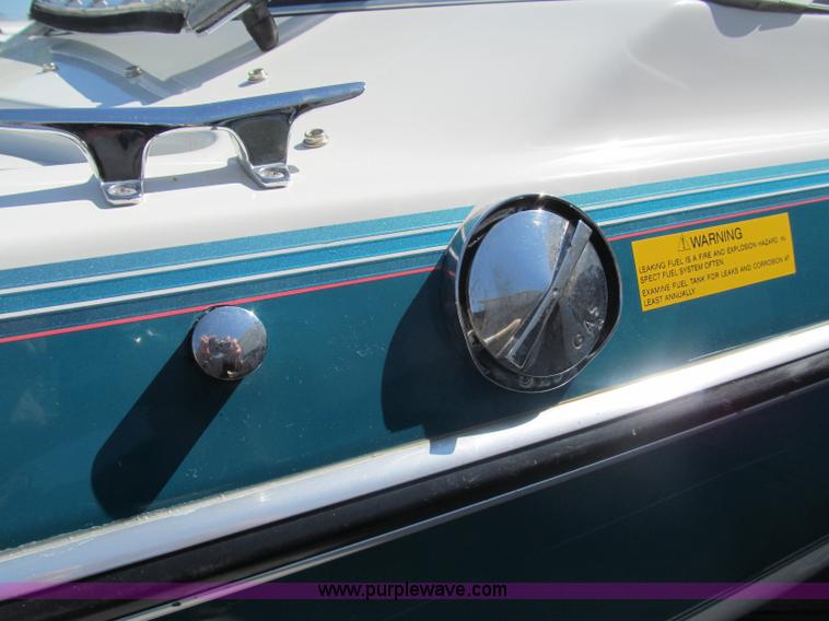 image for item B5130 1990 Larsen Lazer ST180 18' power boat with trailer