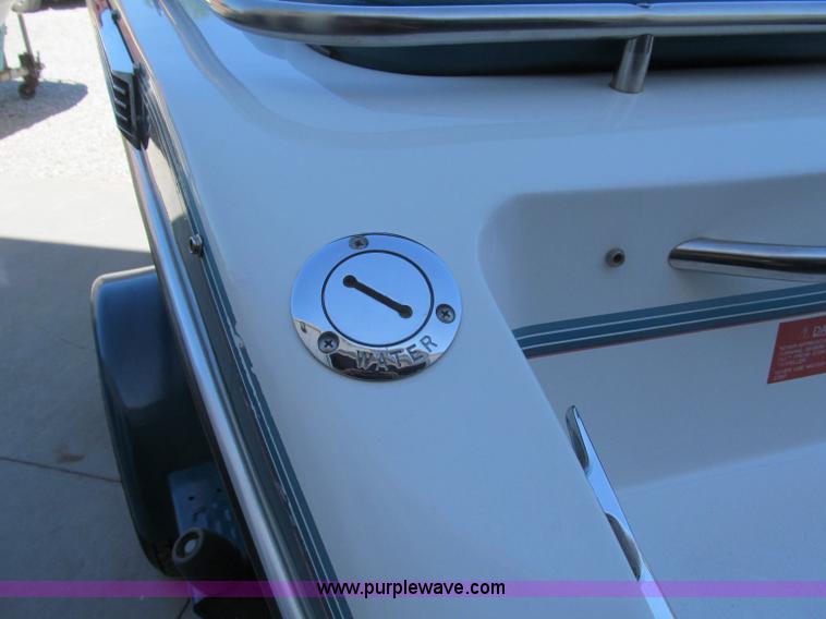 image for item B5130 1990 Larsen Lazer ST180 18' power boat with trailer