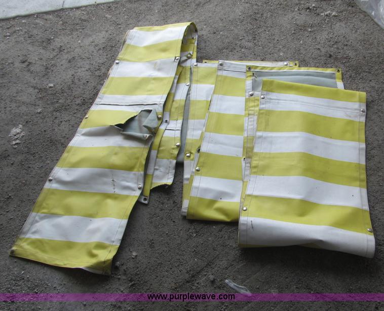 image for item B5131 1972 Anchor Plastics 614DVG 15 1/2' deck boat with Golden Rod trailer