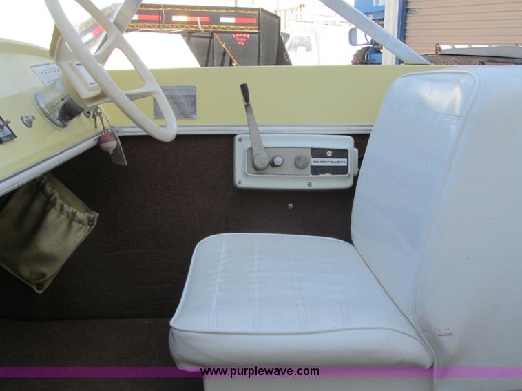 image for item B5132 1969 Chrysler Charger 118 14' power boat