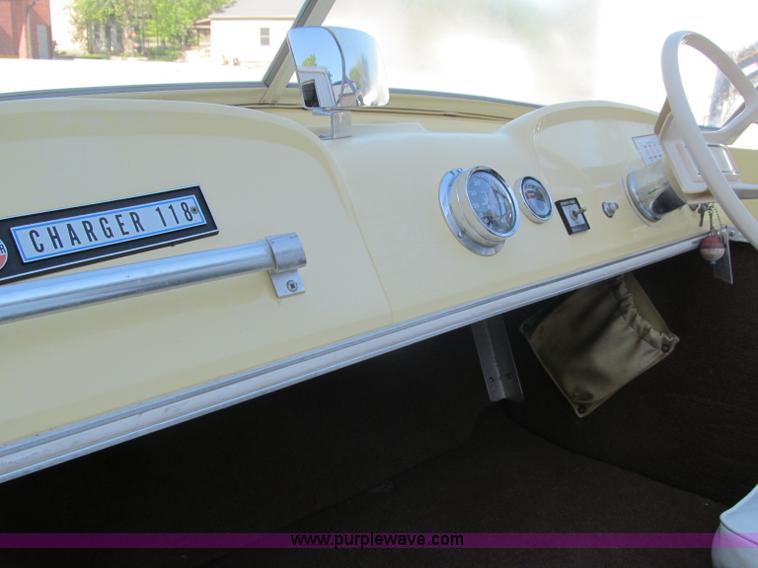 image for item B5132 1969 Chrysler Charger 118 14' power boat