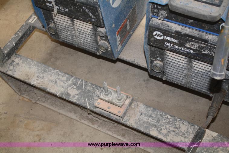 image for item B6554 Miller XMT304 CC/CV four pack welders with auto link