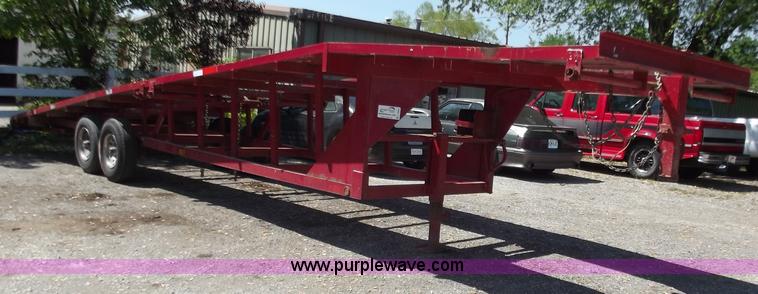 image for item C2005 1998 Kaufmann two car trailer