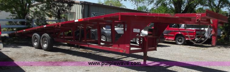 image for item C2005 1998 Kaufmann two car trailer