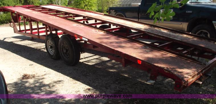 image for item C2005 1998 Kaufmann two car trailer