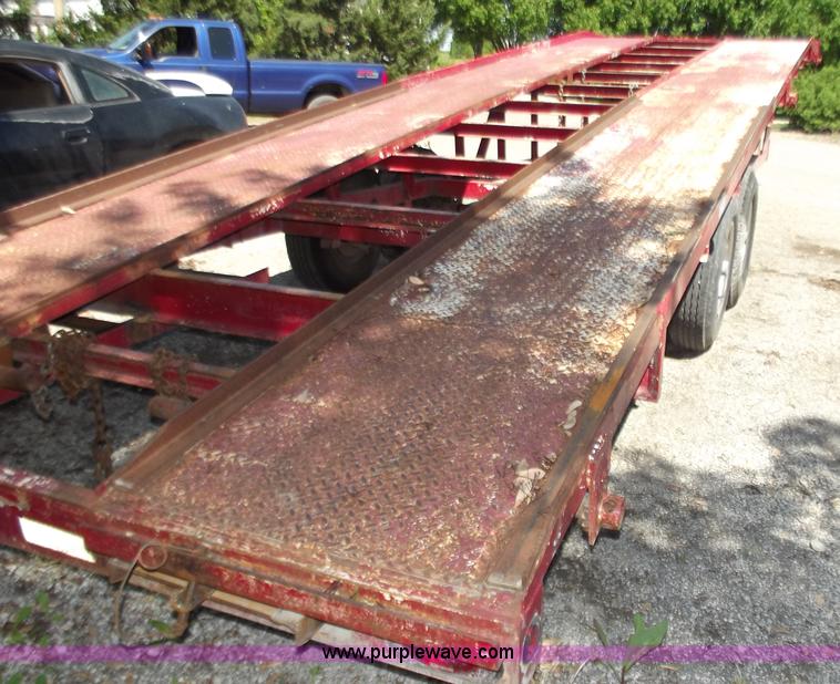 image for item C2005 1998 Kaufmann two car trailer