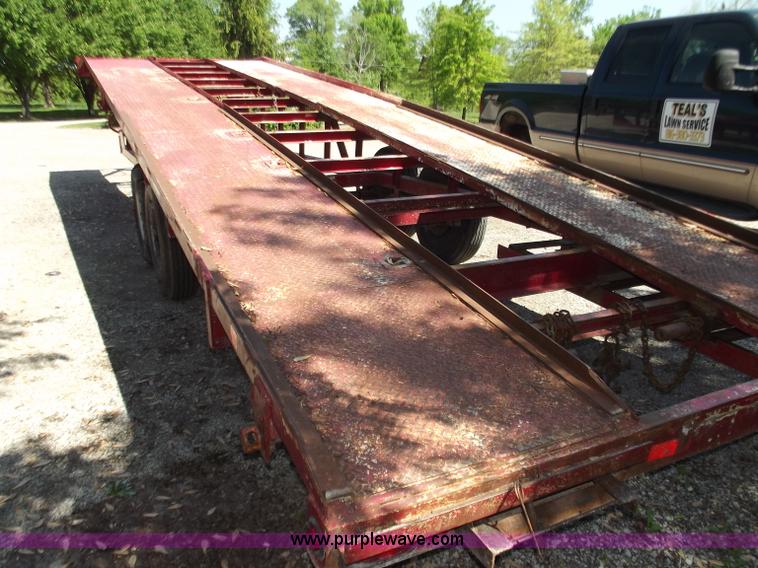 image for item C2005 1998 Kaufmann two car trailer