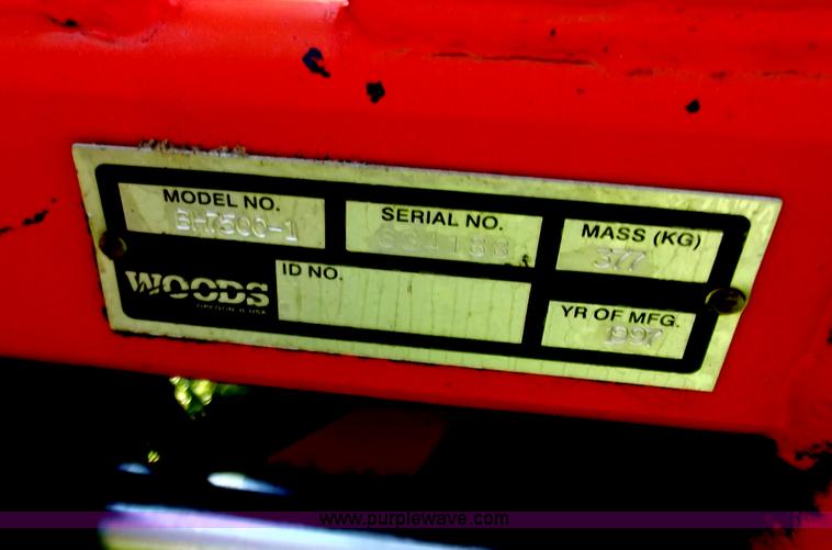 image for item C2007 1997 7500 Woods backhoe attachment