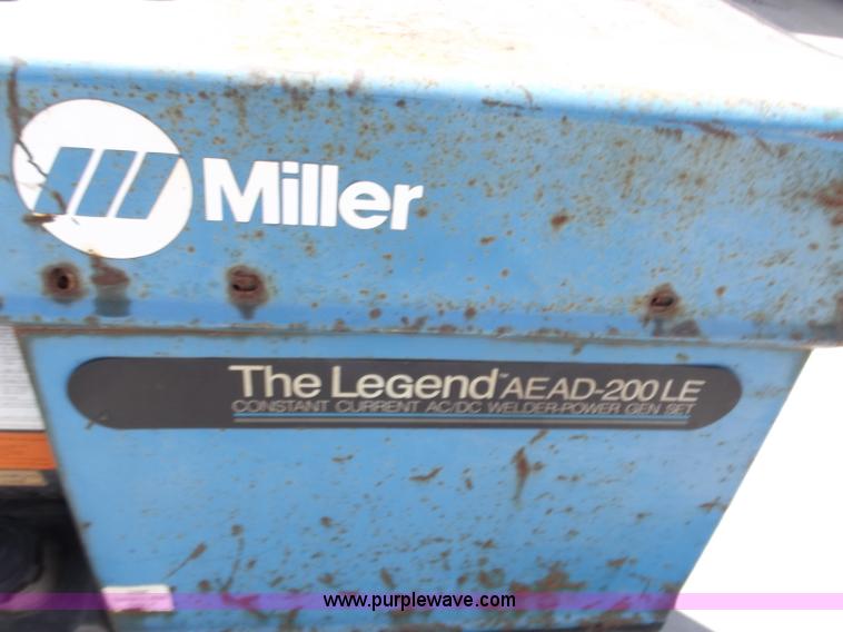 image for item C2040 Miller Lengen HEAD200LE generator/welder