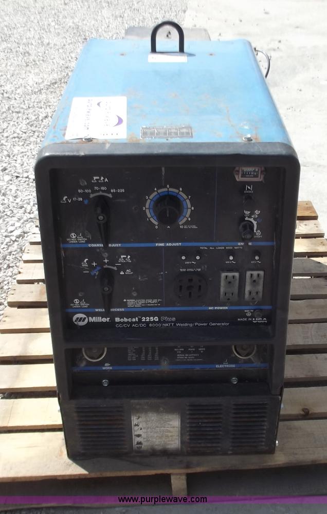 image for item C2041 Miller Bobcat 225G-Plus welder/generator