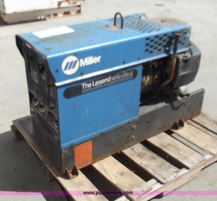 image for item C2042 Miller Legend AEHD200LE  welder/generator