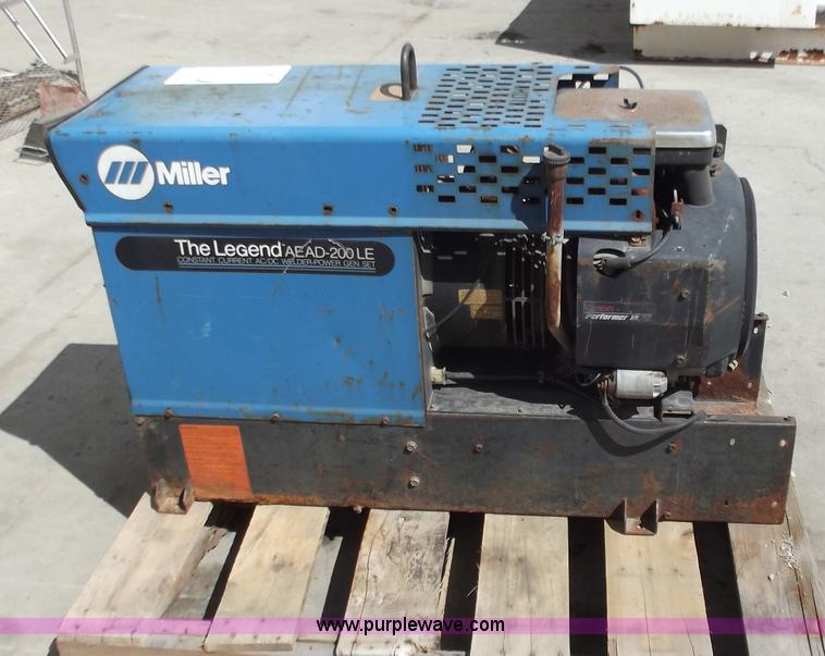 image for item C2042 Miller Legend AEHD200LE  welder/generator