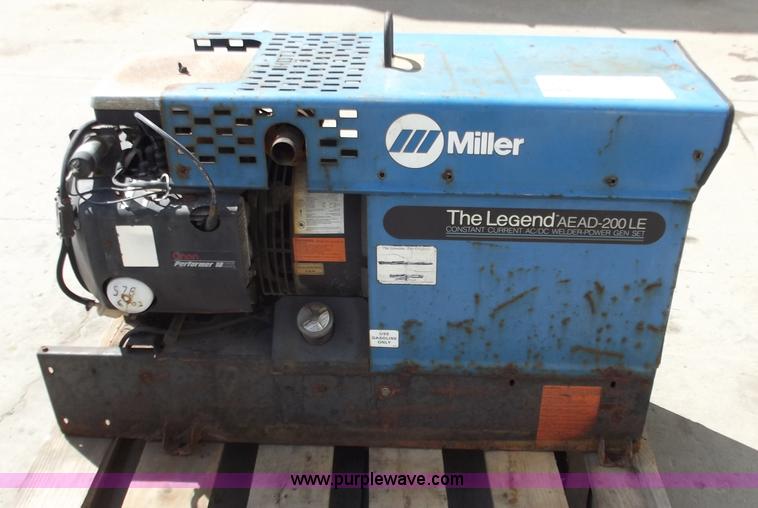 image for item C2042 Miller Legend AEHD200LE  welder/generator