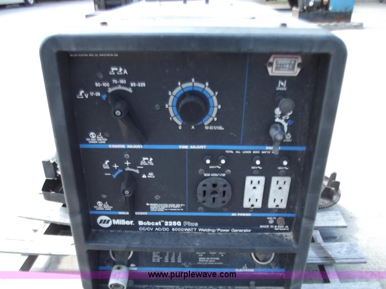 image for item C2043 Miller Bobcat 225G-Pluc welder/generator