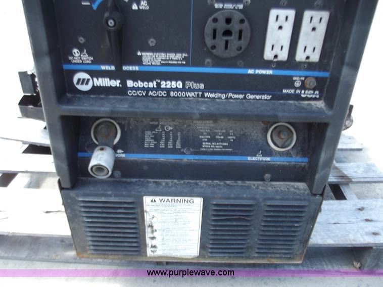 image for item C2043 Miller Bobcat 225G-Pluc welder/generator