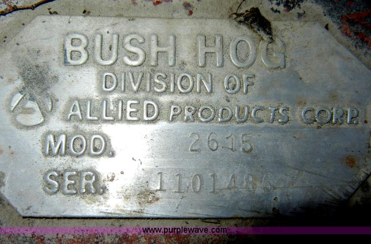 image for item C4471 Bush Hog 2615 15' rotary mower