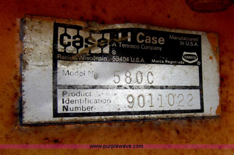 image for item C5476 1980 Case 580C backhoe