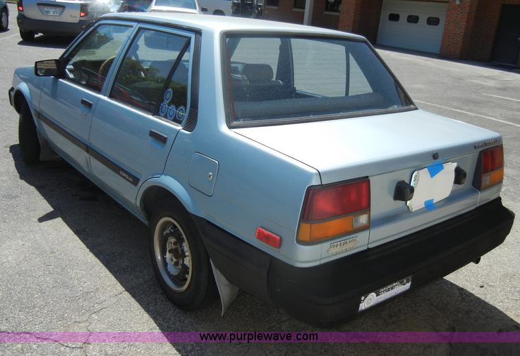 image for item D4017 1985 Toyota Corolla