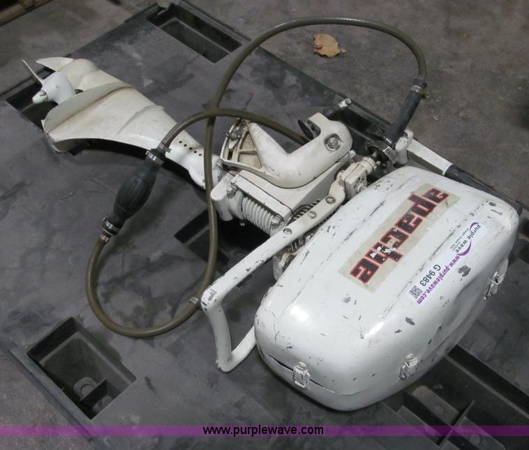 image for item G9483 1957 Apache Clinton 5HP outboard engine