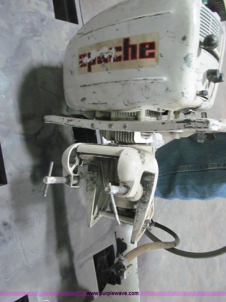 image for item G9483 1957 Apache Clinton 5HP outboard engine