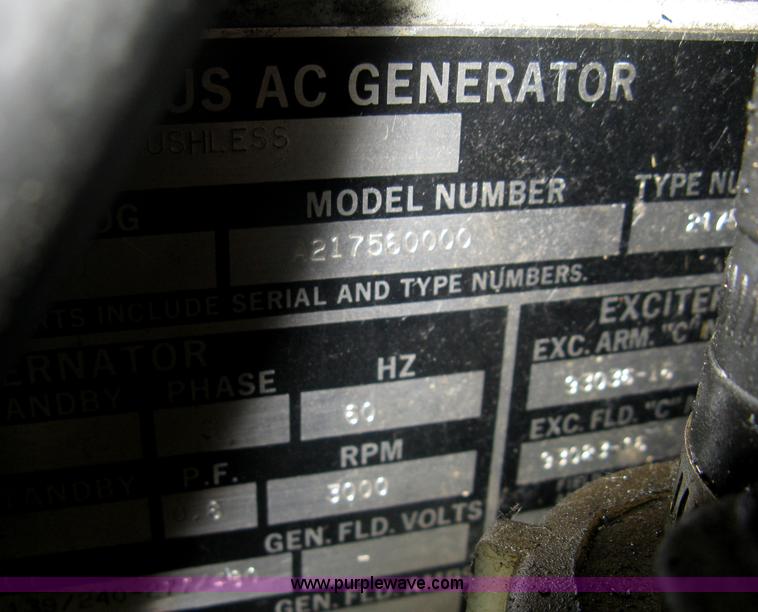 image for item G9883 Alturdyne back-up generator