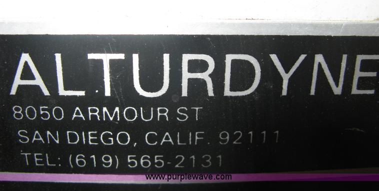 image for item G9883 Alturdyne back-up generator