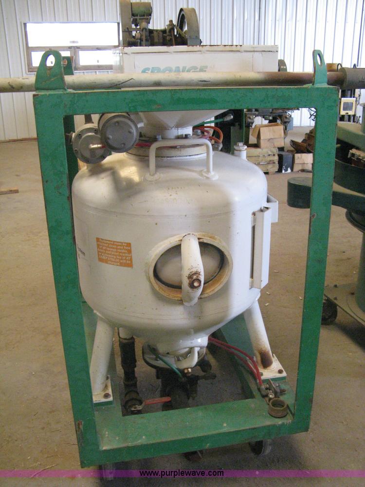 Sponge Jet sponge blasting system in Wichita, KS Item G9885 sold Purple Wave