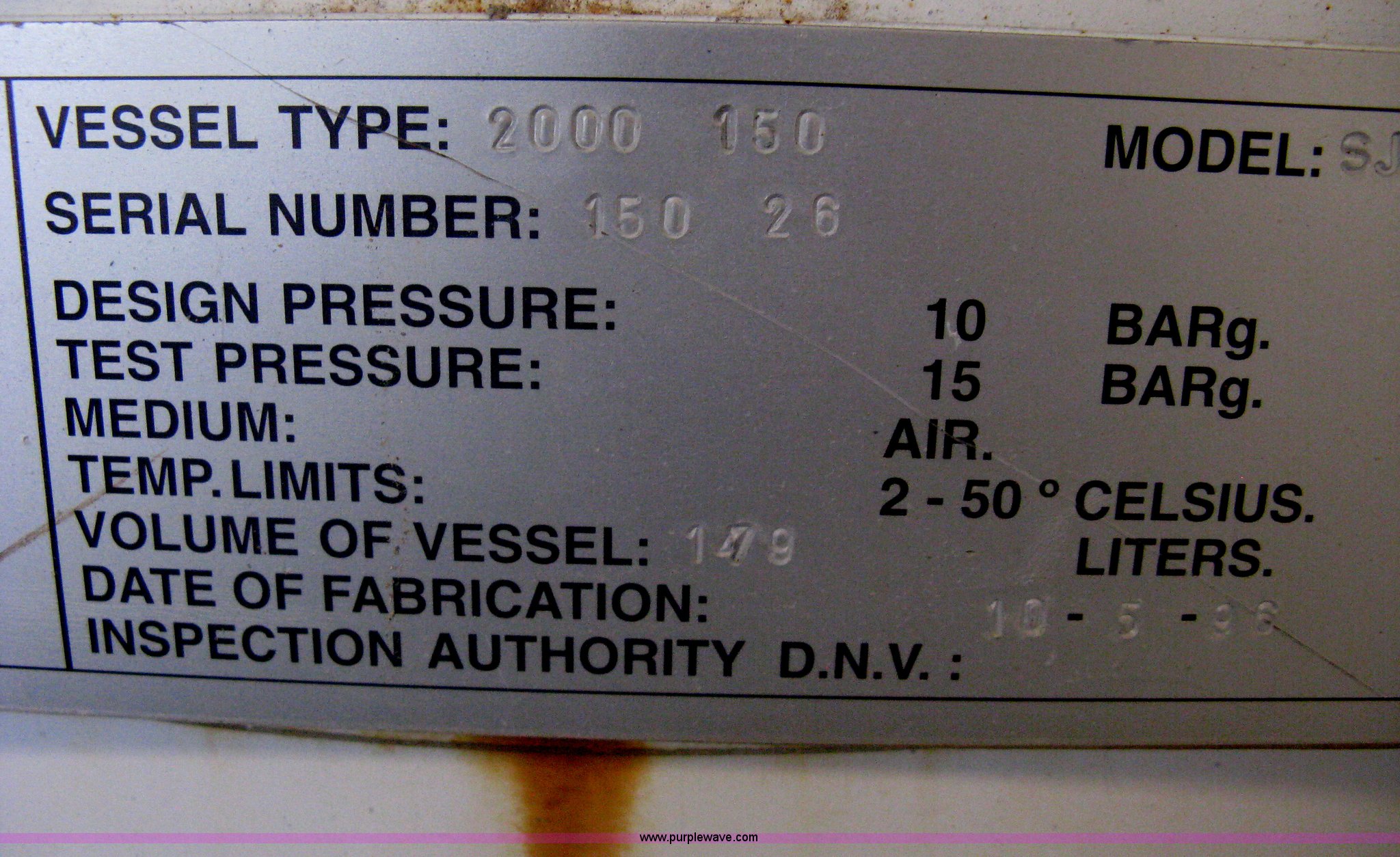Sponge Jet sponge blasting system in Wichita, KS Item G9885 sold