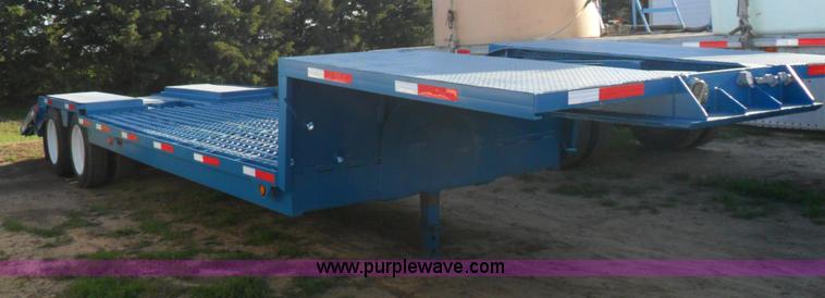 image for item B1195 1953 25 ton drop deck semi trailer