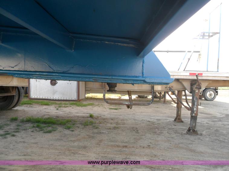 image for item B1195 1953 25 ton drop deck semi trailer