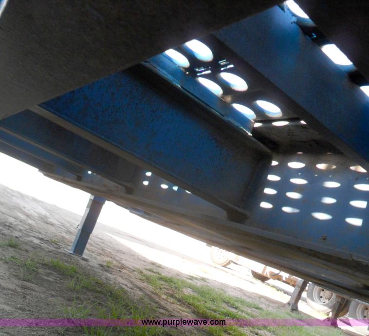 image for item B1195 1953 25 ton drop deck semi trailer