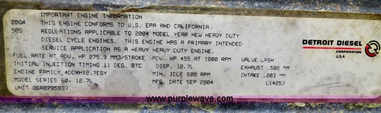 image for item B2299 2005 Freightliner Century Class S/T semi truck