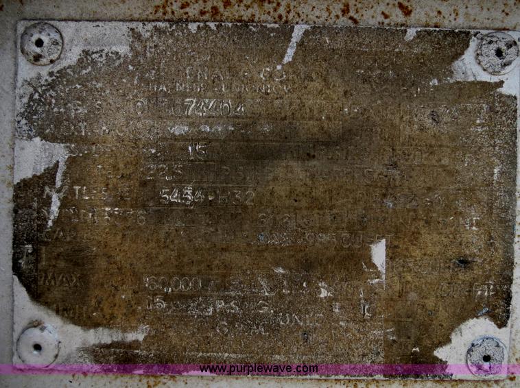 image for item B2352 1974 Fruehauf aluminum pneumatic dry bulk trailer