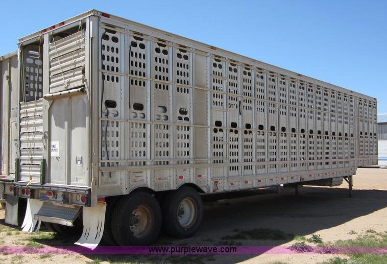 image for item B3213 1995 Barrett 50' livestock trailer