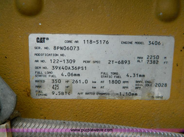 image for item B3652 1996 Kenworth Day Cab semi truck