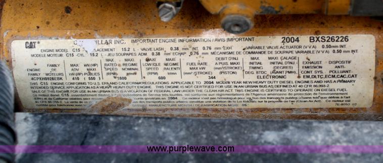 image for item B6575 2005 Peterbilt 379 semi truck