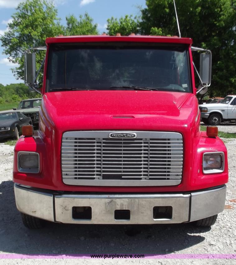 image for item C2014 1998 Freightliner FL60 business class roll back extended cab truck
