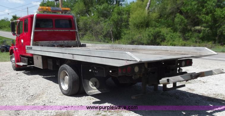 image for item C2014 1998 Freightliner FL60 business class roll back extended cab truck