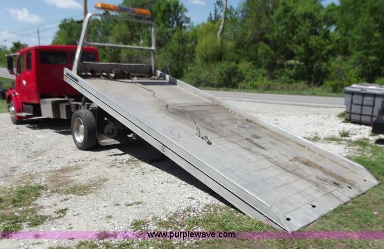 image for item C2014 1998 Freightliner FL60 business class roll back extended cab truck