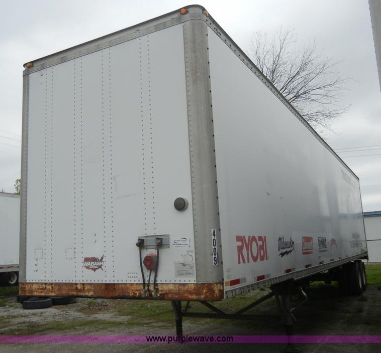 image for item C4303 1993 Wabash 48' dry van trailer