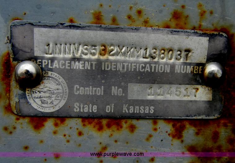 image for item C4304 1989 Monon 53' dry van trailer