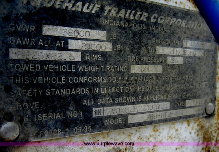 image for item C4306 1996 Fruehauf 48' dry van trailer