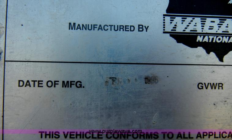 image for item C4311 1995 Wabash 48' dry van trailer