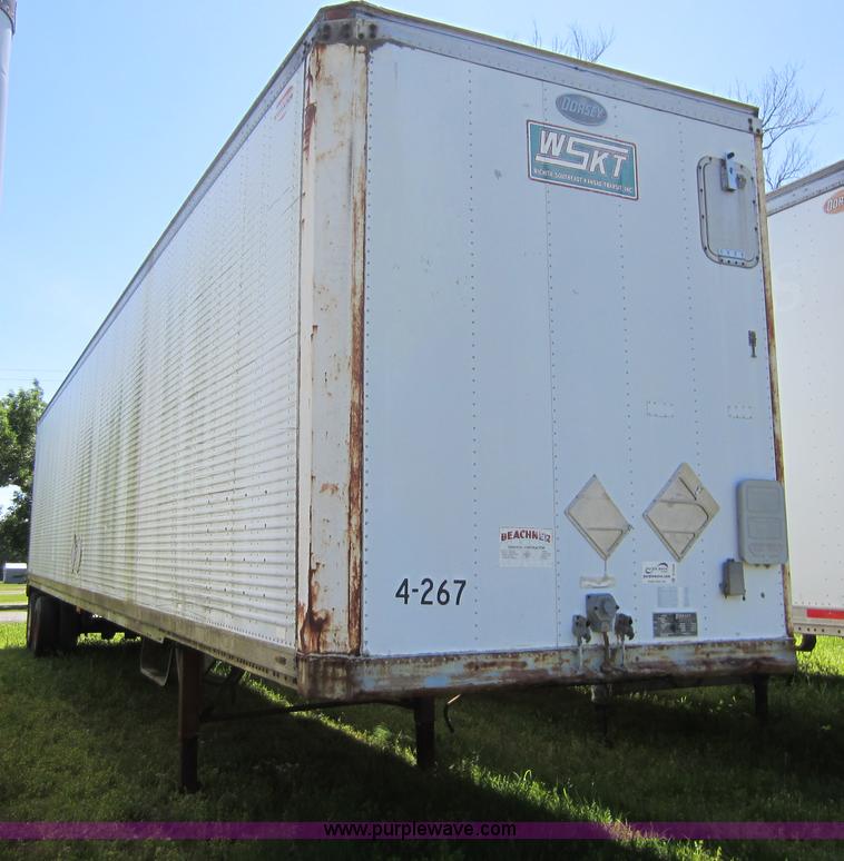 image for item D5506 1985 Dorsey 48' dry van trailer