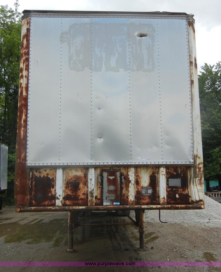 image for item K9198 1974 Gindy 42' dry van trailer