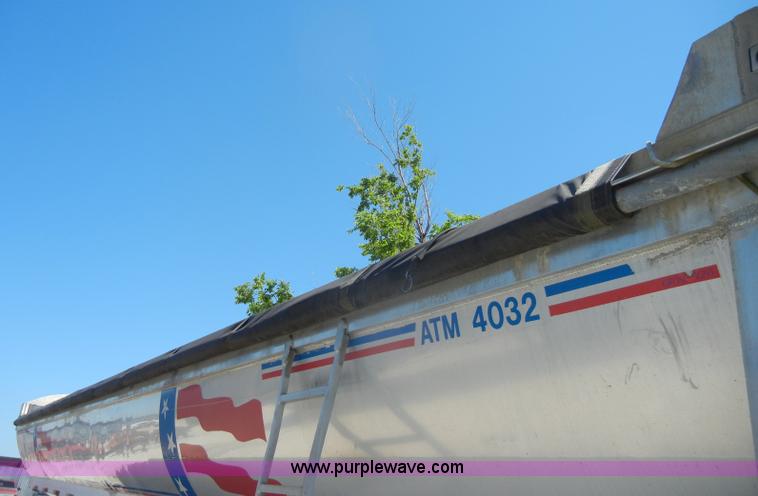 image for item K9760 1996 American 39' aluminum barrel end dump trailer