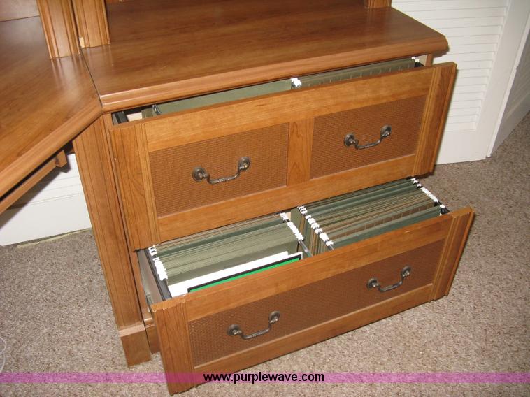image for item G9782 Sauder executive desk set